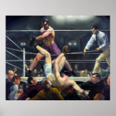Dempsey en Firpo | George Bellows | Poster (Voorkant)