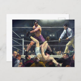Dempsey en Firpo | George Bellows | POSTER Briefkaart