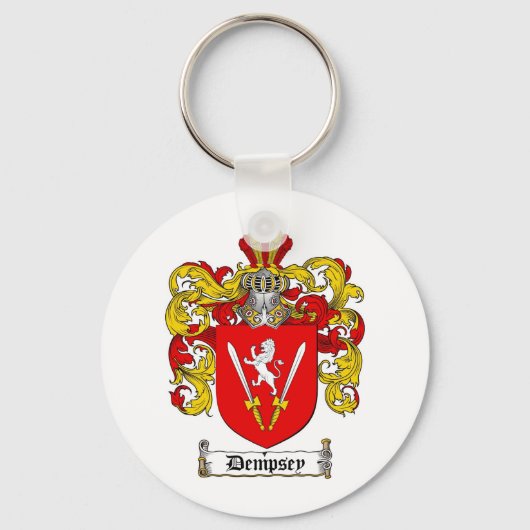 DEMPSEY FAMILIE CREST - DEMPSEY COAT OF ARMS SLEUTELHANGER (Voorkant)
