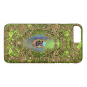 Dempsey Kelley Elegant Monogram Case-Mate iPhone Case (Achterkant (Horizontaal))