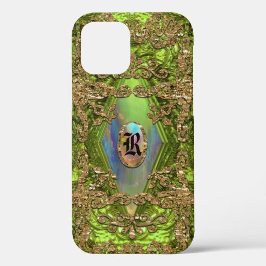 Dempsey Kelley Elegant Monogram Case-Mate iPhone Case (Achterkant)