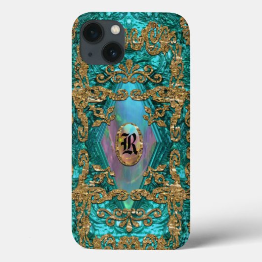 Dempsey Micha Elegant Monogram Case-Mate iPhone Case (Achterkant)