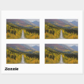 Dempster Highway Naar de top van de wereld Rechthoekige Sticker (Vel)