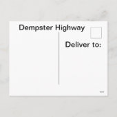 Dempster Highway op een Briefkaart (Achterkant)