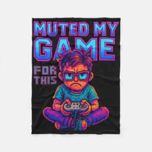Dempt mijn spel voor deze grappige retro-gamer vid fleece deken