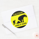 Dems op het werk Sticker (Envelop)