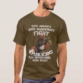 DEMS RISICO TRUMPS TL WT HG GEZONDHEIDSZORG GEZOND T-SHIRT (Voorkant)