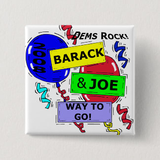 DEMS ROCK VIERKANTE BUTTON 5,1 CM