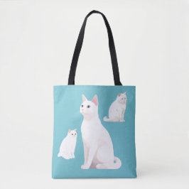 Demure Cats Tote Bag
