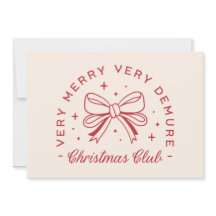 Demure Christmas coquette esthetisch