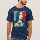 Demure en Mindful Kamala Harris T-shirt (Voorkant)