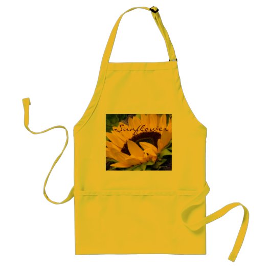 Demure Sunflower. Standaard Schort (Voorkant)