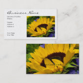 Demure Sunflower Visitekaartje (Voorkant / Achterkant)