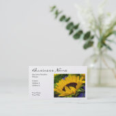 Demure Sunflower Visitekaartje (Staand voorkant)