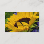 Demure Sunflower Visitekaartje (Achterkant)