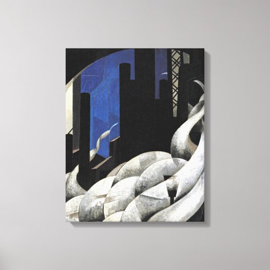 Demuth - Aanzet tot een nieuwe kerk Canvas Afdruk (Voorkant)