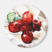 Demuth - appels en groen glas magneet (Voorkant)