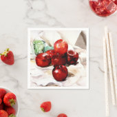 Demuth - appels en groen glas servet (Insitu)