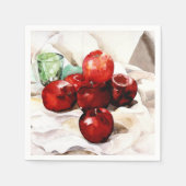 Demuth - appels en groen glas servet (Voorkant)