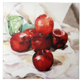 Demuth - Appels en groen glas Tegeltje (Voorkant)