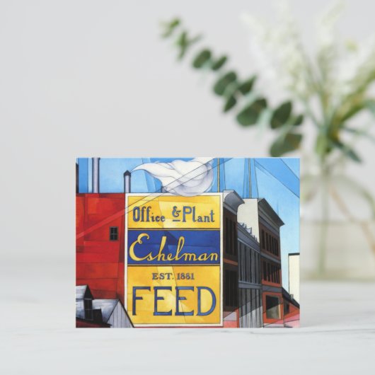 Demuth - Buildings, Lancaster Briefkaart (Staand voorkant)