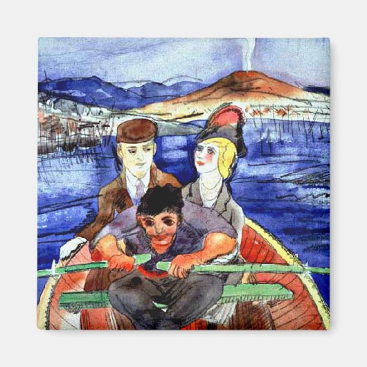 Demuth - De Boat Ride van Sorrento Magneet (Voorkant)