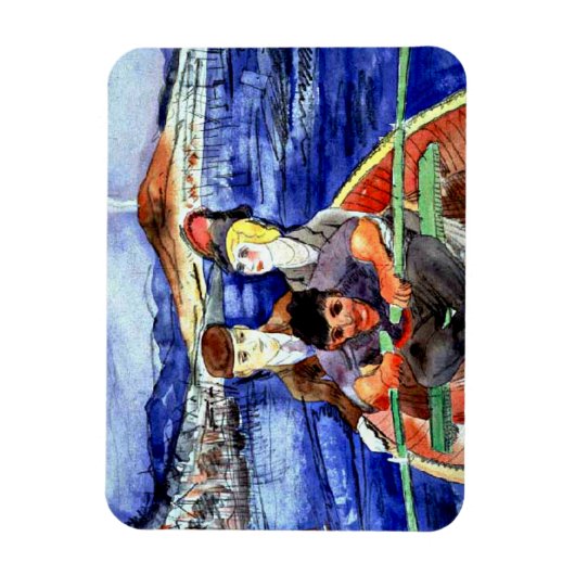 Demuth - De Boat Ride van Sorrento Magneet (Verticaal)