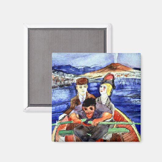 Demuth - De bootreis vanuit Sorrento Magneet (Voorkant / Achterkant)