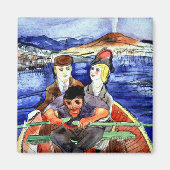 Demuth - De bootreis vanuit Sorrento Magneet (Voorkant)