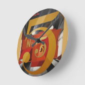 Demuth-figuur 5 in Gold Ronde Klok (Hoek)