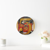 Demuth-figuur 5 in Gold Ronde Klok (Huis)