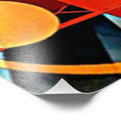 Demuth - Ik zag de afbeelding 5 in Gold Foto Afdruk (Hoek)