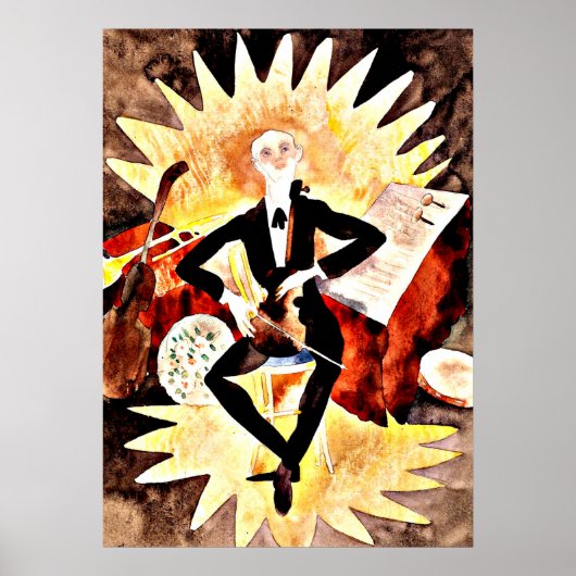 Demuth - Musicien Poster (Voorkant)