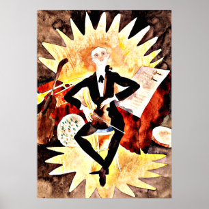 Demuth - Musicien Poster