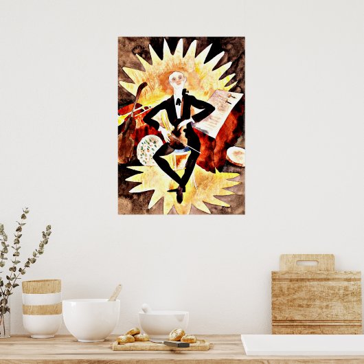 Demuth - Musicus Poster (Keuken)