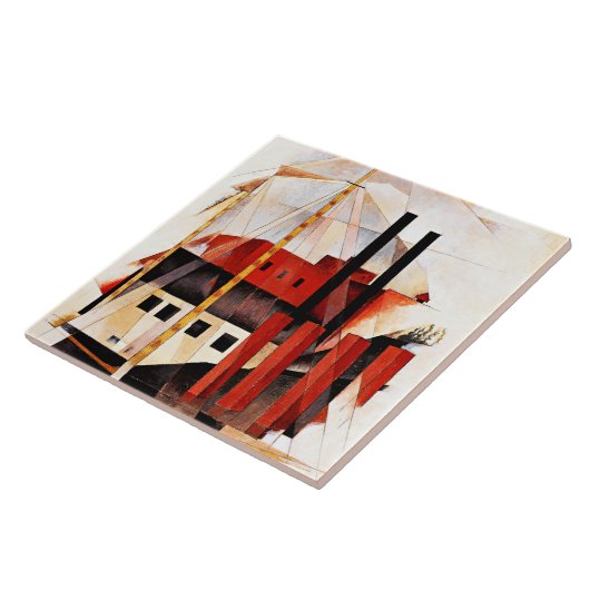 Demuth - Piano Mover's Holiday, mooi kunstschilder Tegeltje (Zijkant)