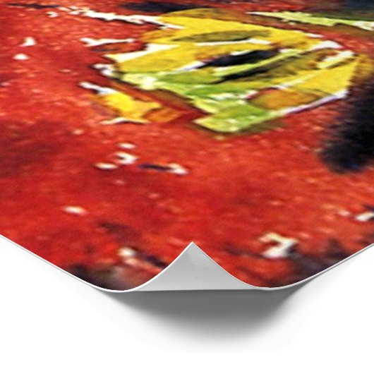 Demuth - Spuit van bloemen Poster (Hoek)