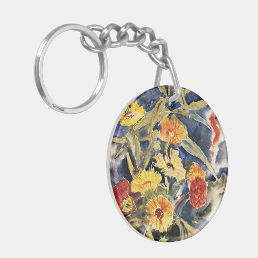 Demuth - Spuit van bloemen Sleutelhanger (Voorkant Links)