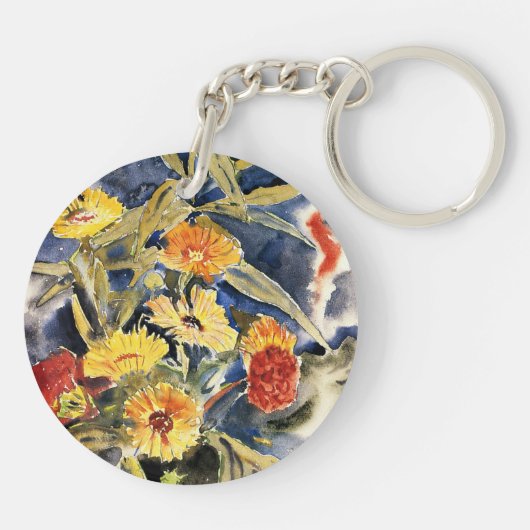 Demuth - Spuit van bloemen Sleutelhanger (Achterkant)