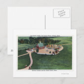 Den Danske Landsby (Deens dorp) Briefkaart (Voorkant / Achterkant)