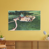 Den Danske Landsby (Deens dorp) Canvas Afdruk (Insitu (Woonkamer))