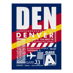 Den Denver Airport Perfect Poster
