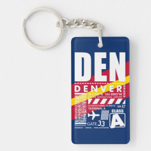 Den Denver Airport Sleutelhanger