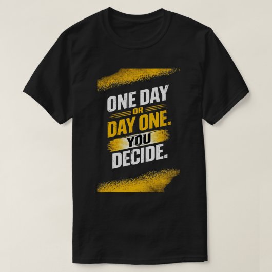 Den Eerste Dag Beslissen T-shirt (Design voorkant)