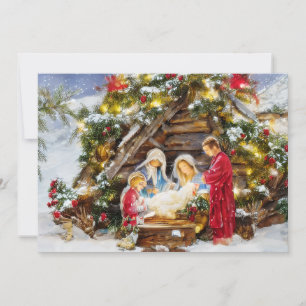 Den en bessen Kerstmis kerstbudget Feestdagenkaart