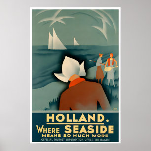 Den Haag Art Holland Reisposter Nederland Poster