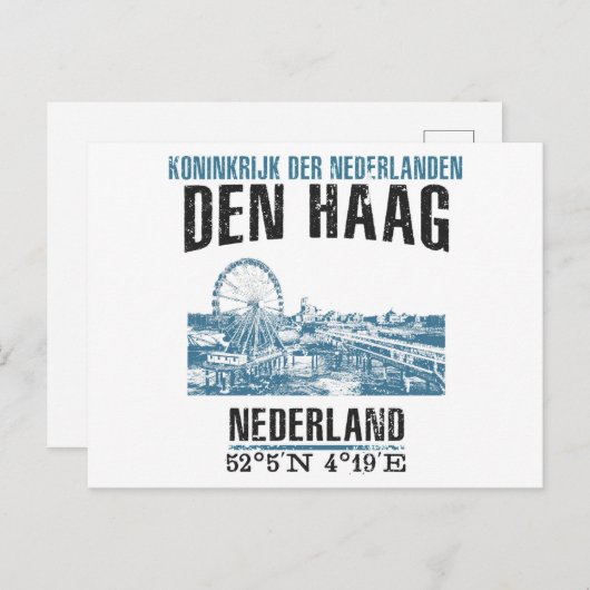 Den Haag Briefkaart (Voorkant / Achterkant)