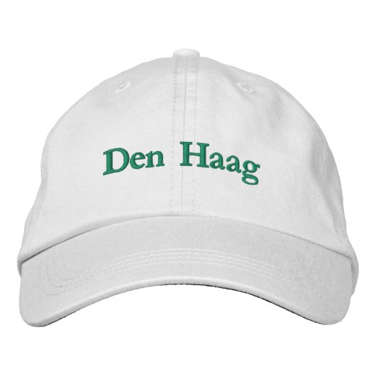 Den Haag Embroidered Baseball Cap (Voorkant)
