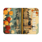 Den Haag Nederland Travel Art Vintage Magneet (Horizontaal)