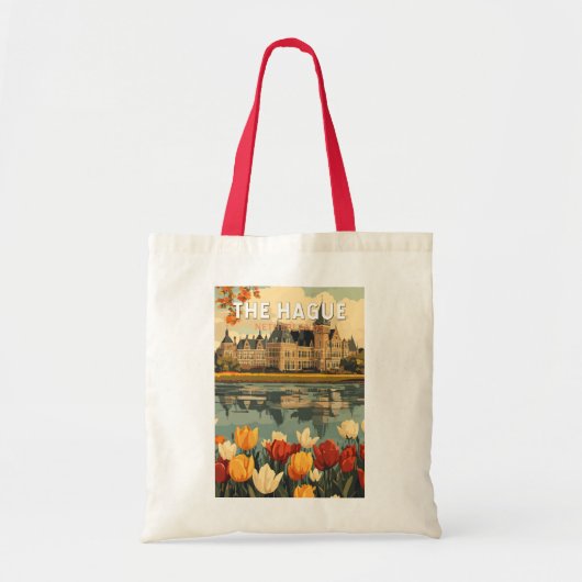 Den Haag Nederland Travel Art Vintage Tote Bag (Voorkant)